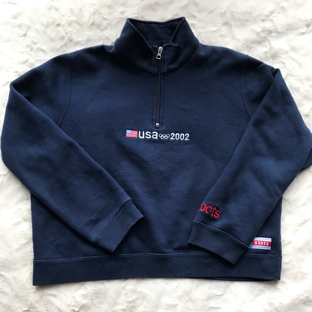 2002 olympics quarter zip sweatshirt